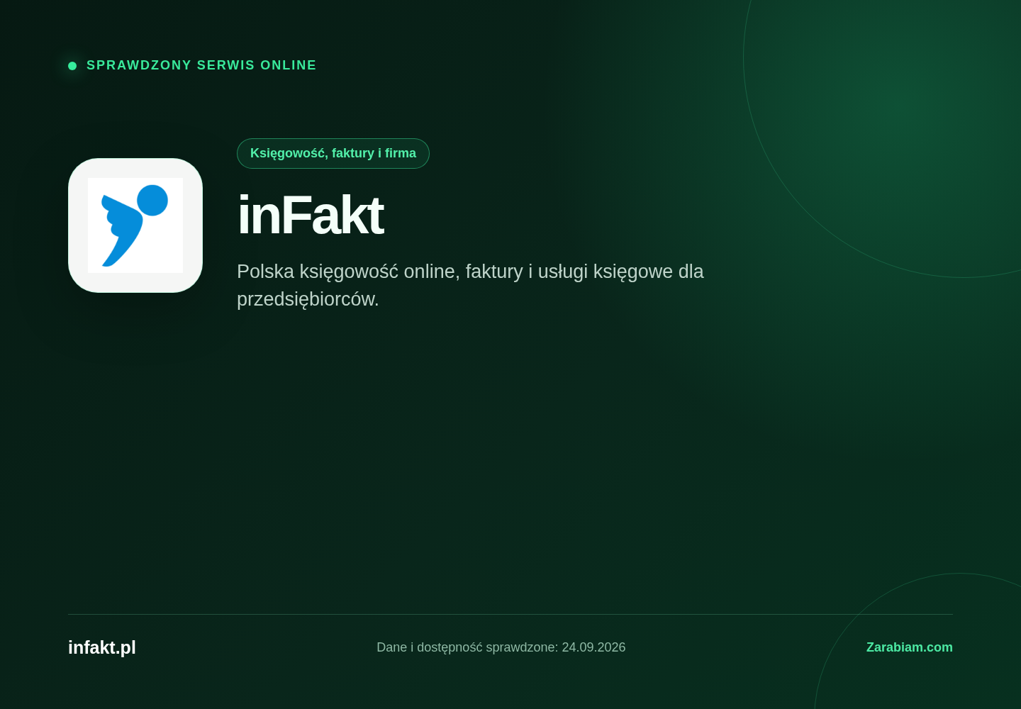 Zrzut oficjalnej strony inFakt